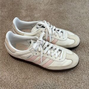 Adidas Samba OG Light Pink White 9.5 Women’s Sneakers Shoes
